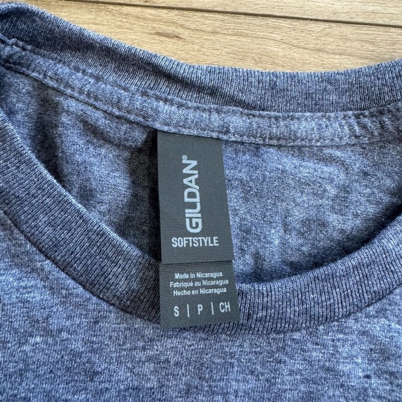 The Birthday Dude Short Sleeve T Shirt Sz S New Gildan Navy - Picture 3 of 5